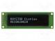 Display  OLED  alphanumeric  20x2  Dim  116x37x9.8mm  white  PIN  16
