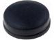 Self-adhesive foot  black  rubber  A  9.9mm  B  4mm  C  3mm