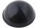 Self-adhesive foot  black  rubber  A  15.9mm  B  8mm