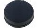 Self-adhesive foot  black  rubber  A  14mm  B  5mm  C  3.6mm