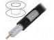 Wire  coaxial  RG11  1x75Ω  solid  Cu  PE  black  305m
