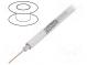 Wire  coaxial  RG6  1x75Ω  solid  CCS  PVC  white  305m