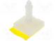 Self-adhesive holder  polyamide  L  14.3mm  Ø2  2.54mm