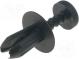 Rivet  polyamide  L.rivet 11mm  Panel cutout diam 5mm  UL94V-2