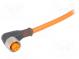 Connection lead  M12  PIN  5  angled  2m  plug  60VAC  4A  -25÷80°C