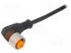 Connection lead  M12  PIN  3  straight  10m  plug  30VAC  4A  IP67