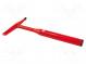 Welding hammer  red  metal  430g