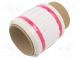 Heat shrink markers  50mm  white  Shrinking ratio  3  1