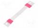 Heat shrink markers  50mm  white  Shrinking ratio  3  1