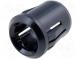 LED holder  10mm  plastic  convex