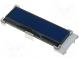 Display  LCD  alphanumeric  COG, STN Negative  16x2  blue  LED