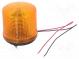 Signaller  lighting  flashing light  amber  S125  12VDC  IP44  ABS