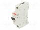 Circuit breaker  230/400VAC  Inom  63A  Poles  1  DIN  Charact  C
