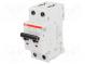Circuit breaker  230/400VAC  Inom  4A  Poles  2  DIN  Charact  C  6kA