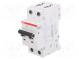 Circuit breaker  230/400VAC  Inom  2A  Poles  2  DIN  Charact  K  6kA