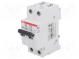 Circuit breaker  230/400VAC  Inom  6A  Poles  2  DIN  Charact  K  6kA