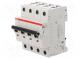 Circuit breaker  230/400VAC  Inom  10A  Poles  4  DIN  Charact  B