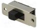 Переключатель  движковый  Пол  2  DPDT  1A/24ВDC  ON-ON  -20÷60°C