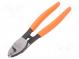 Pliers  side,cutting  200mm  without chamfer