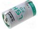 Battery  lithium  3.6V  D  13000mAh  Ø33.5x61.5mm  soldering lugs