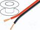 Wire  loudspeaker cable  2x4mm2  stranded  CCA  black-red