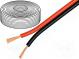 Wire  loudspeaker cable  2x2,5mm2  stranded  OFC  black-red