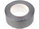 Tape  duct  W  50mm  L  50m  Thk  0.2mm  silver  rubber  0÷60°C  5N/cm