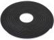 Tape  sealing  W  6mm  L  12m  Thk  6mm  black  acrylic  PVC foam  170%