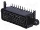 Connector  SCART  socket  female  angled 90°  THT