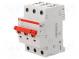 Switch-disconnector  Poles  3  DIN  63A  400VAC  SD200  IP20