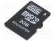 Memory card  industrial  SD Micro,pSLC  2GB  Class 6  -25÷85°C