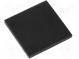 Self-adhesive foot  black  rubber  Y  15mm  X  15mm  Z  1.5mm