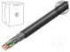Wire  S/FTP  7  outdoor  solid  OFC  4x2x23AWG  polyetylene  black