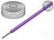 Wire  SiF  stranded  Cu  2.5mm2  silicone  violet  -60÷180°C  100m
