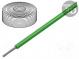 Wire  SiF  stranded  Cu  6mm2  silicone  green  -60÷180°C  300/500V