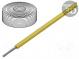 Wire  SiFF  stranded  Cu  0.5mm2  silicone  yellow  -60÷180°C  500V