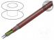 Wire  SiHF-C-Si  Cu  stranded  4G16mm2  silicone  brown-red