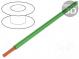 Wire  Silivolt®-2V  stranded  Cu  1x0,75mm2  silicone  green  1.5kV