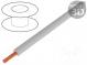 Wire  Silivolt®-2V  stranded  Cu  1x0,75mm2  silicone  grey  1.5kV