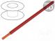Wire  Silivolt®-2V  stranded  Cu  1x1mm2  silicone  red  1.5kV