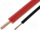 Wire  Silivolt®-HV  stranded  OFC  1x1mm2  silicone  red  10kV