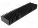 Heatsink  extruded  grilled  black  L 50mm  W 200mm  H 25mm