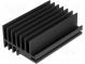 Heatsink  extruded  black  L 75mm  W 30mm  H 52mm  3.5K/W  anodized