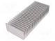 Heatsink  extruded  grilled  natural  L 100mm  W 250mm  H 50mm