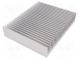 Heatsink  extruded  grilled  natural  L 200mm  W 250mm  H 50mm