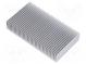 Heatsink  extruded  grilled  natural  L 50mm  W 90mm  H 17mm  plain