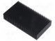 Heatsink  extruded  grilled  black  L 50mm  W 90mm  H 17mm