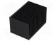 Heatsink  extruded  grilled  black  L 50mm  W 75mm  H 45mm