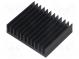 Heatsink  extruded  grilled  black  L 50mm  W 59.69mm  H 15mm