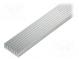 Heatsink  extruded  grilled  natural  L 1000mm  W 33mm  H 10mm